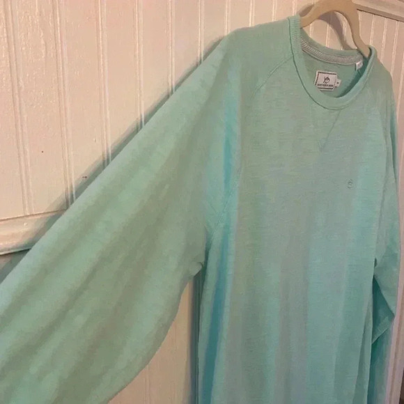 Southern Tide Lightweight mint Green Sweatshirt - Picture 4 of 8